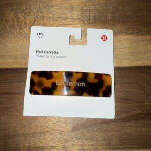 NWT Lululemon Hair Barrette in French Press/ Burnt Caramel